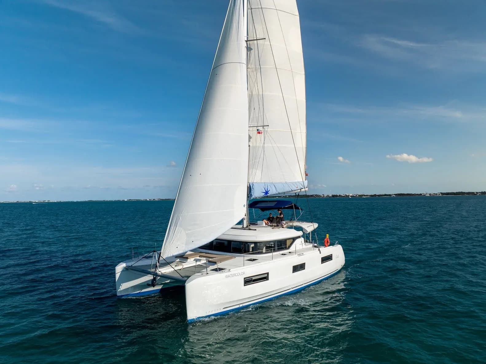 Catamaran in charter